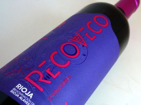 El etiquetado del vino Recoveco Edición Limitada 2014.