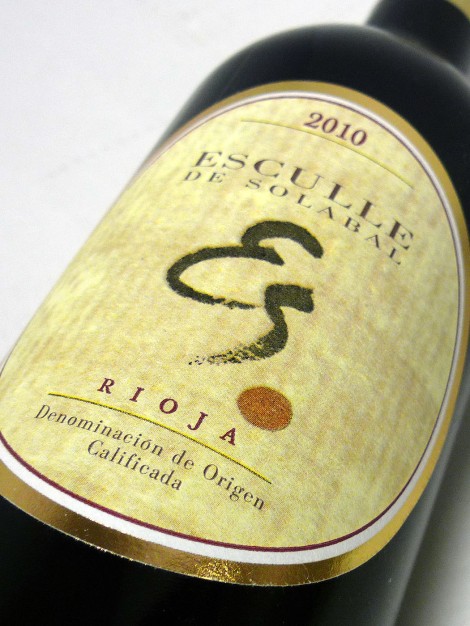 Etiqueta del vino Esculle de Solabal.