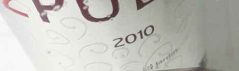 Detalle del vino 2 Pulso en la copa.